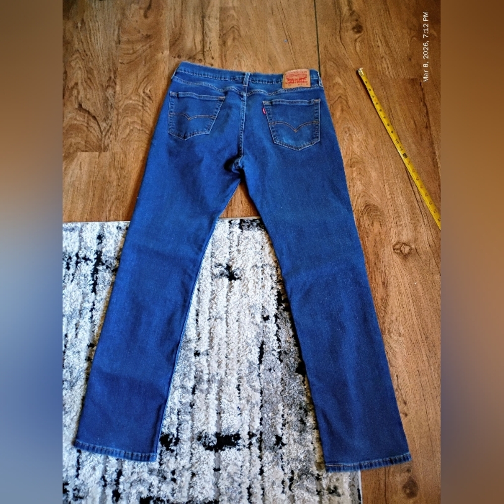 Levi's 514 Straight Fit Jeans Medium Blue Wash 34x32